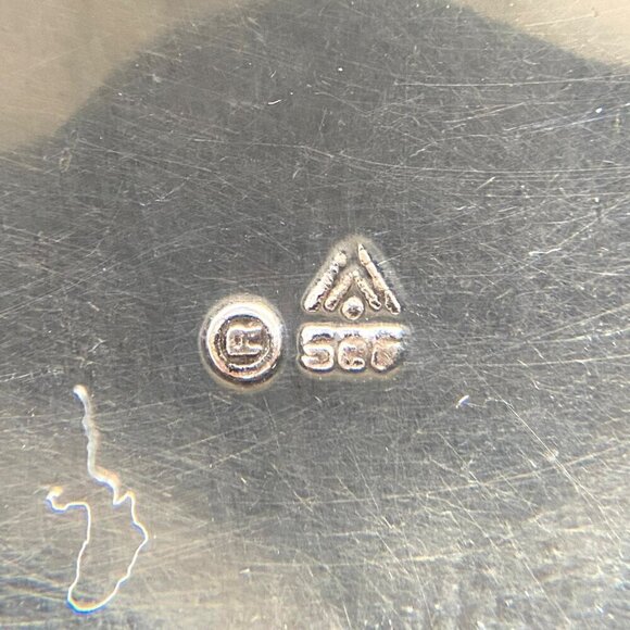 Silpada Sterling Silver 925 Virtuosity Stamped Cross Front Toggle Necklace 17" - Picture 9 of 16